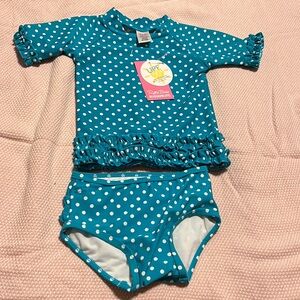 Ruffle Butts 18-24 Month Two Piece Swimsuit NWT